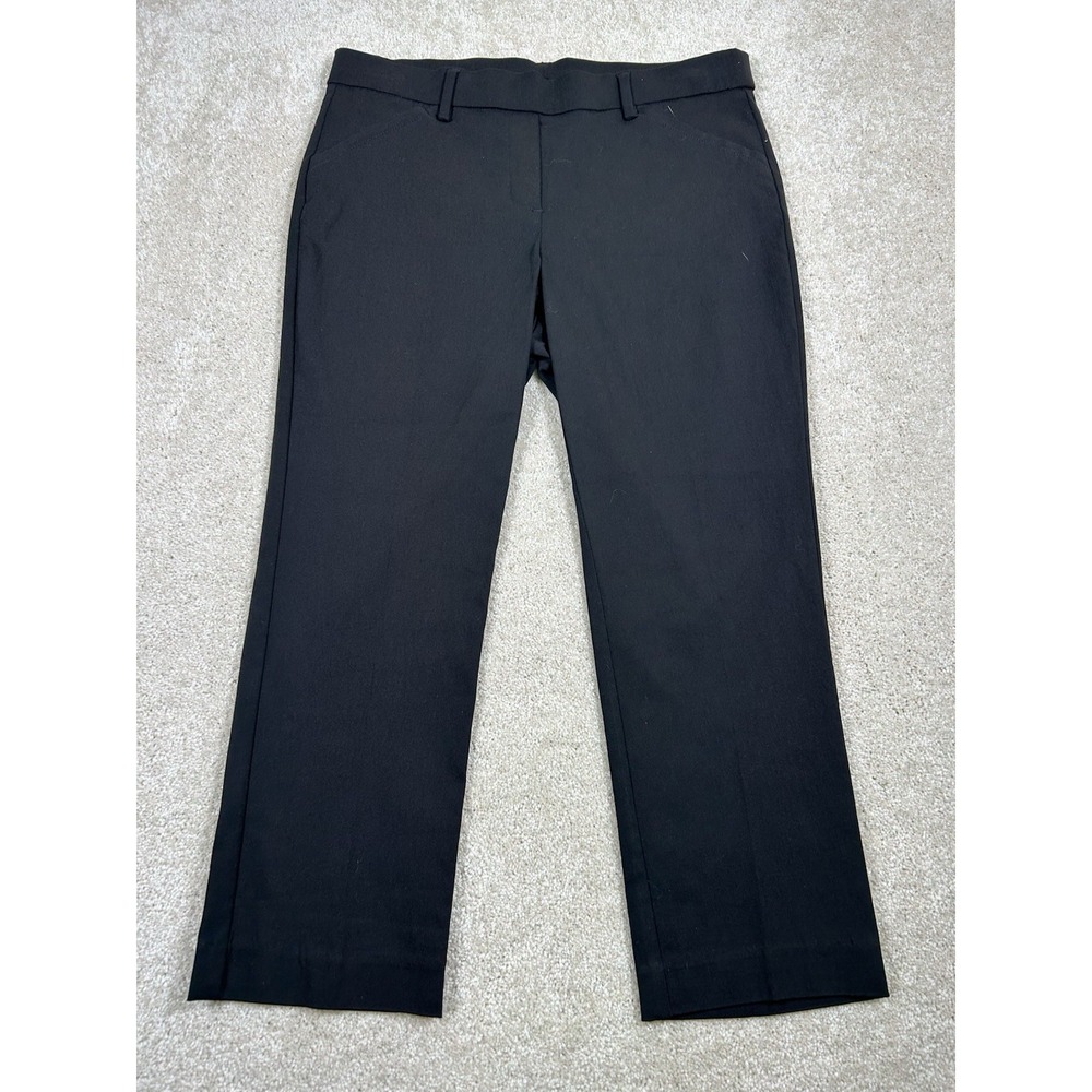 Rafaella Comfort Pants Womens Size 10 Black Pull On Corporate Goth‎